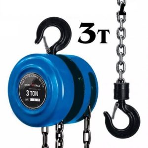 Ръчна лебедка 3t с верига с лостов механизъм ,3m въже