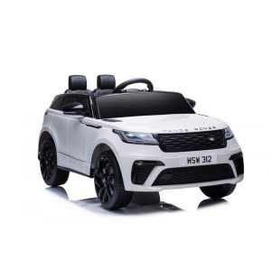 Електрическа кола Range Rover Velar Лицензирана оригинална с MP3 и дистанционно управление 12V Черна / Бяла