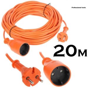 Градински Кабел Удължител 20м (3x2.5, 220V 16А)