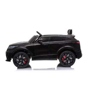 Електрическа кола Range Rover Velar Лицензирана оригинална с MP3 и дистанционно управление 12V Черна / Бяла
