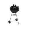БАРБЕКЮ СФЕРИЧНО С КАПАК BBQ 47см ЧЕРНО С КОЛЕЛА