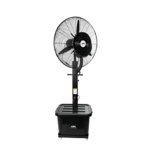 Професионален вентилатор с водна мъгла Ziel Cooling 26″ (66 см) – 230 W, резервоар 40 л