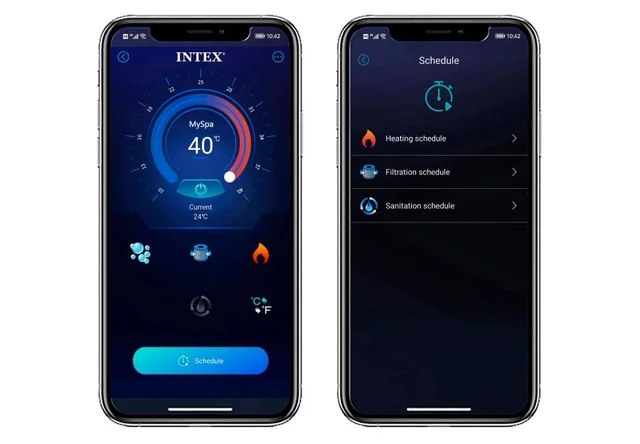 Надуваемo джакузи Intex 28472NP PureSpa 145х145 см / 1098 л БАСЕЙНИ И ДЖАКУЗИТА Надуваемo джакузи Intex 28472NP PureSpa 145х145 см / 1098 л