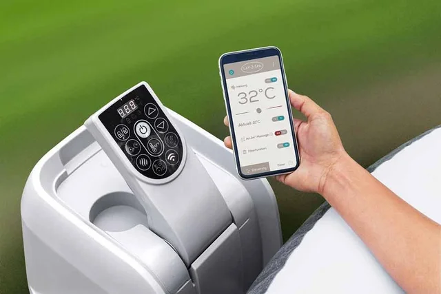 Джакузи Bestway Mauritius Smart AirJet 7 / 270х180х71см БАСЕЙНИ И ДЖАКУЗИТА Джакузи Bestway Mauritius Smart AirJet 7 / 270х180х71см