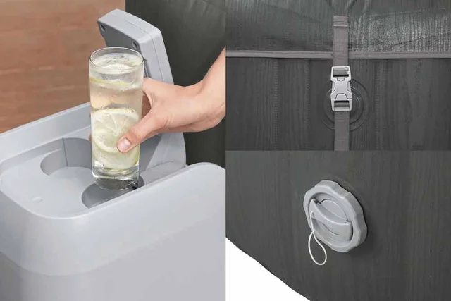 Джакузи Bestway Mauritius Smart AirJet 7 / 270х180х71см БАСЕЙНИ И ДЖАКУЗИТА Джакузи Bestway Mauritius Smart AirJet 7 / 270х180х71см