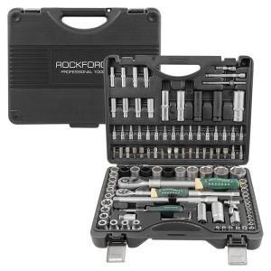 Гедоре с разтегателни тресчотки RockForce 108 части