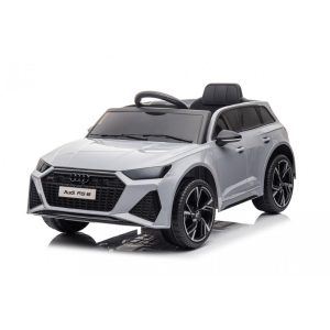 Електрическа кола Audi RS6 Лицензирана оригинална с MP3 и дистанционно управление 12V Сив