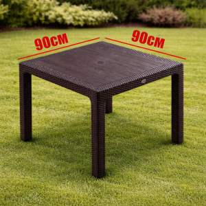 Градинска маса Premium 90×90 см – 4 цвята