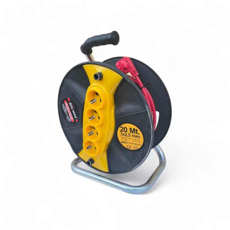 Удължител с макара Bul-Max 30m, 4 гнезда, 3×2,5 mm, транспортна дръжка ЗА ГРАДИНАТА Удължител с макара Bul-Max 30m, 4 гнезда, 3×2,5 mm, транспортна дръжка
