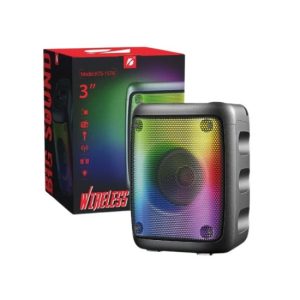 Караоке Колона KTS-1576 с Bluetooth, LED Осветление и Микрофон – Преносима и Безжична, до 5 часа работа