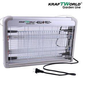 Мощна инсектицидна лампа KraftWorld 60W – Защита до 100 м² – UV лампа против комари и мухи