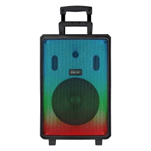 Активна Тонколона Rancore RS122XR – 12” + 1”, 16W, Bluetooth, FM радио, LED осветление, 1 безжичен микрофон