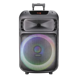Активна Тонколона Muhler MAX777XR – 15” + 1”, 40W RMS, Bluetooth, FM радио, USB/TF, LED осветление, 2 безжични микрофона, Батерия 7.4V/3600mAh