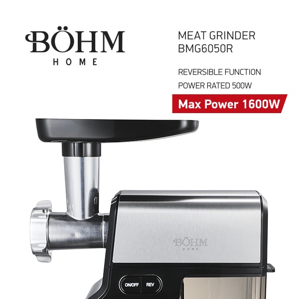 Електрическа Месомелачка BÖHM 1.7 Kg/min,1600W ЗА ДОМА Електрическа Месомелачка BÖHM 1.7 Kg/min,1600W